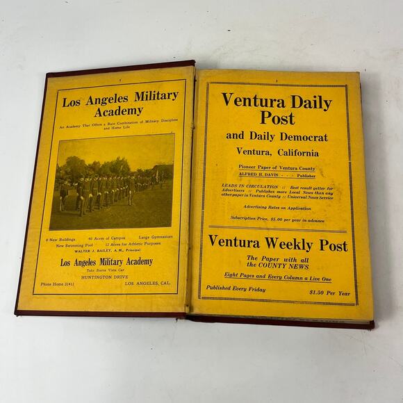 1918-19 CA Ventura County Directory FAIR Business Ancestry Genealogy Antique Vtg - Picture 8 of 16